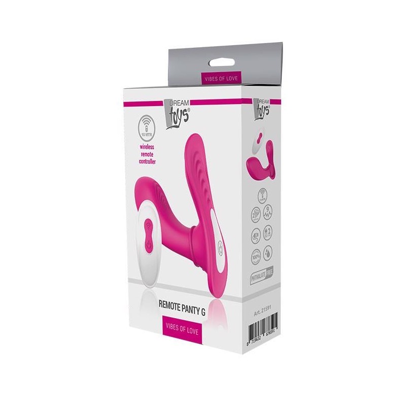 VIBES OF LOVE REMOTE PANTY G MAGENTA